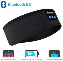 Load image into Gallery viewer, Wireless bluetooth 5.0 Earphones Sleeping Eye Mask Music player / Sports headband Travel Sweatband Headset Speakers Headset2021