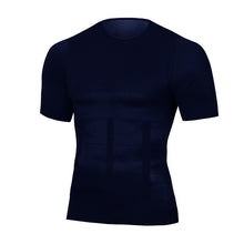 Load image into Gallery viewer, Classix Men Body Toning T-Shirt Slimming Body Shaper Corrective Posture Belly Control Compression Man Modeling Underwear Corset