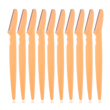 Load image into Gallery viewer, 3/10Pcs Eyebrow Razor Eyebrow Trimmer Women Face Razor Hair Remover Eye Brow Shaver Blades for Cosmetic Beauty Makeup Tools