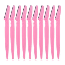 Load image into Gallery viewer, 3/10Pcs Eyebrow Razor Eyebrow Trimmer Women Face Razor Hair Remover Eye Brow Shaver Blades for Cosmetic Beauty Makeup Tools