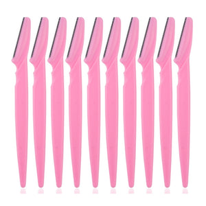 3/10Pcs Eyebrow Razor Eyebrow Trimmer Women Face Razor Hair Remover Eye Brow Shaver Blades for Cosmetic Beauty Makeup Tools