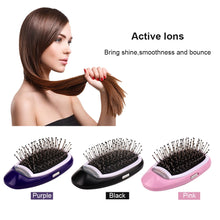 Load image into Gallery viewer, Anti Frizz Brush Magic Electric Ionic Hair Brush Head Massage Scalp Comb Anti Static Smooth Portable Negative Ion Hair Styler